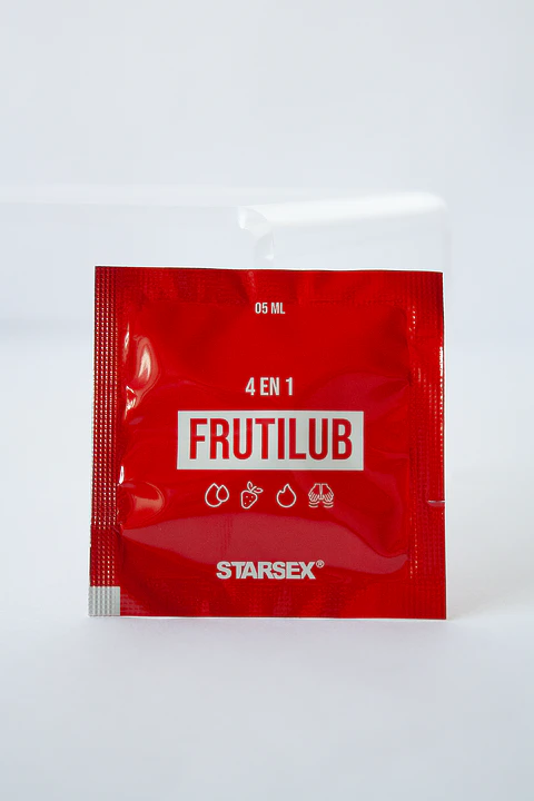 Fruti Lub Starsex – Lubricante 4 en 1 Efecto Calor Frutilla Sachet 5 ml