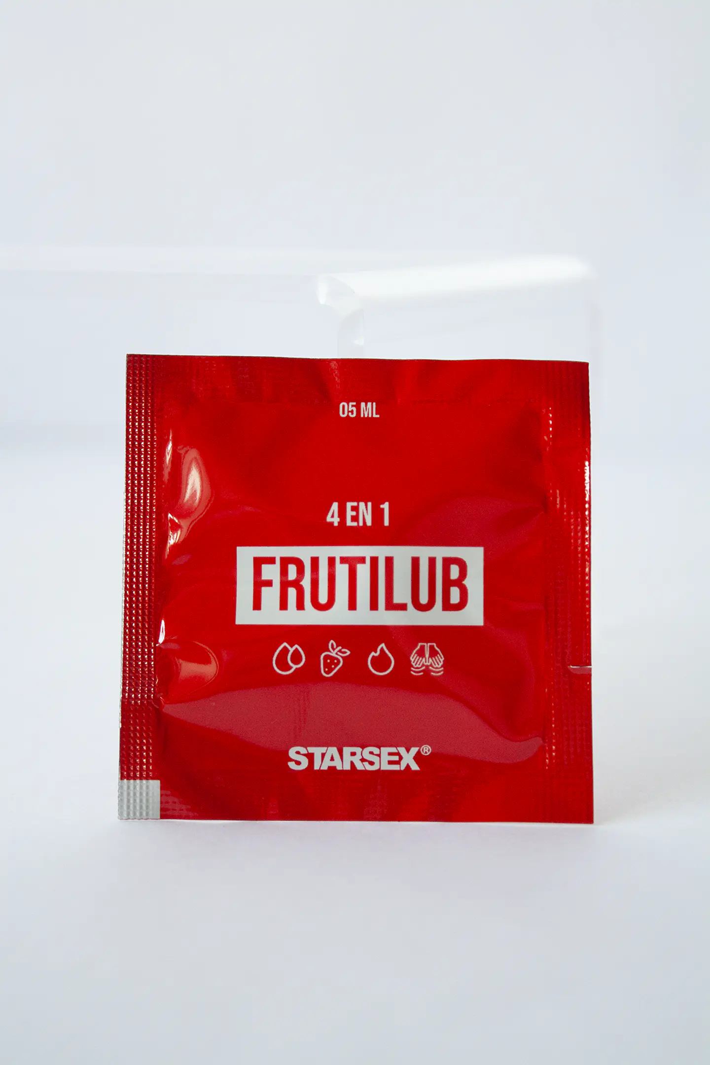 Fruti Lub Starsex – Lubricante 4 en 1 Efecto Calor Frutilla Sachet 5 ml 1