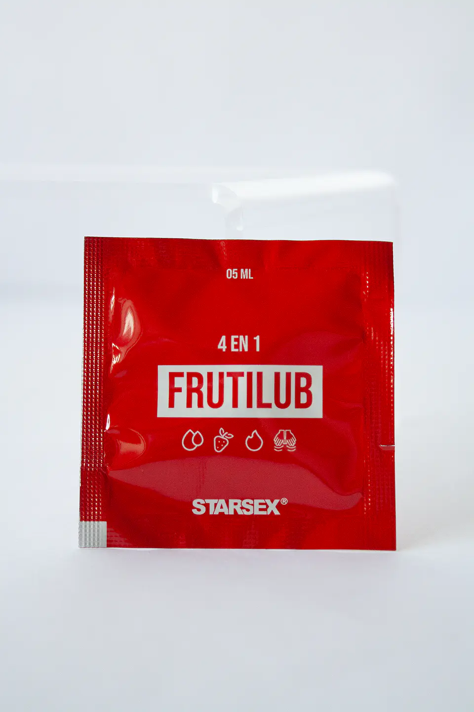 Fruti Lub Starsex – Lubricante 4 en 1 Efecto Calor Frutilla Sachet 5 ml 1