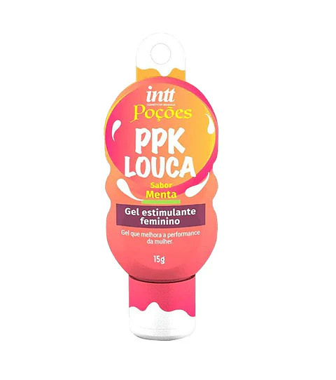 Gel Estimulante Íntimo Menta 15g PPK Louca INTT Efecto Calor y Frescor