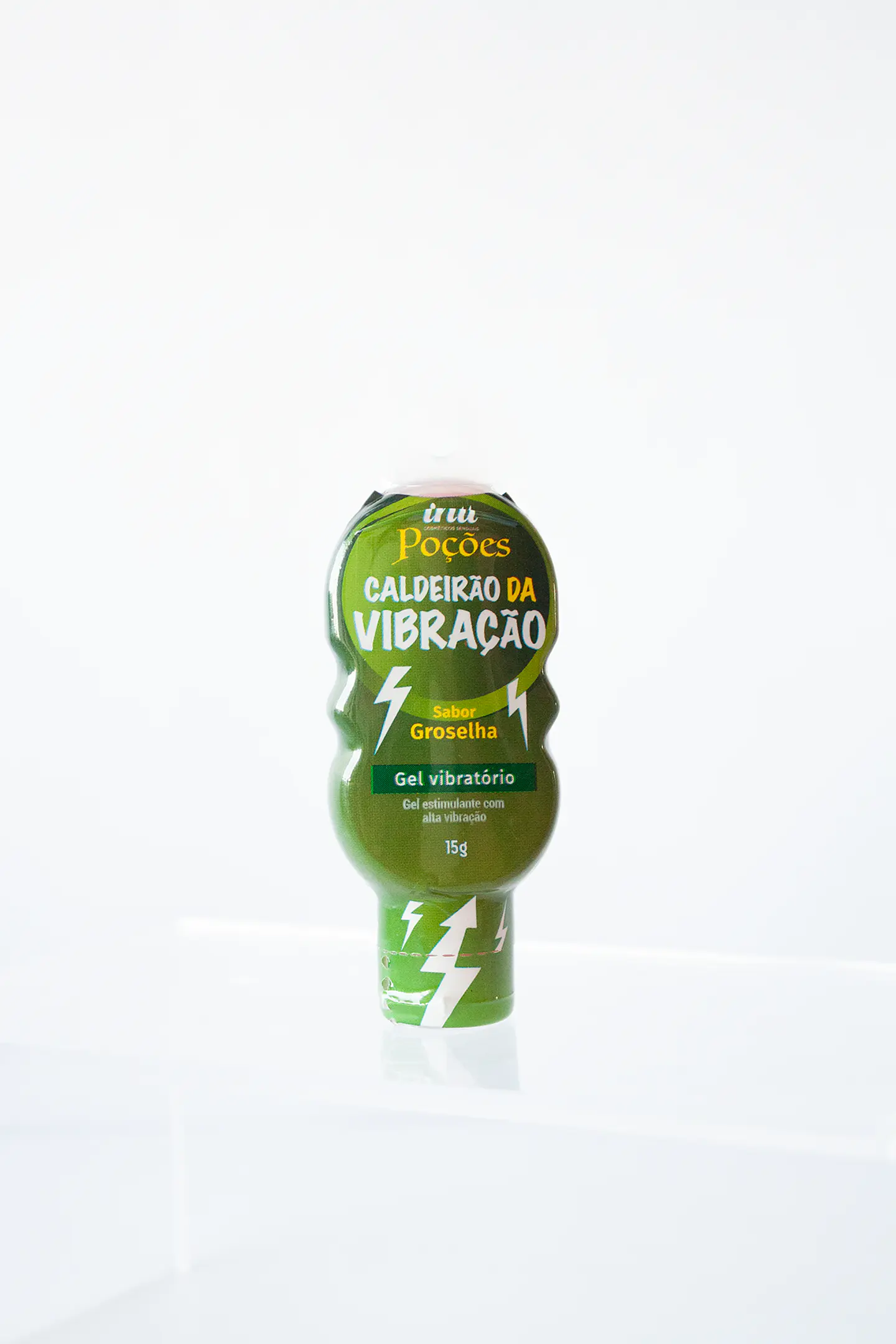 Gel Estimulante Íntimo Sabor Grosella Efecto Vibrante 15 g – Caldeirão da Vibração INTT 1