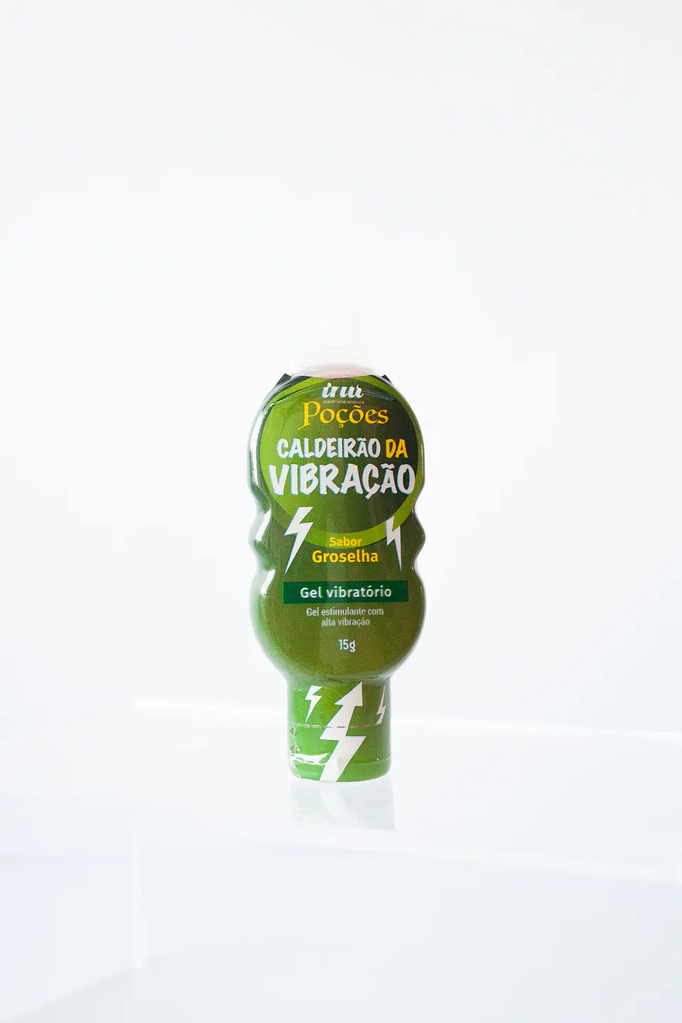 Gel Estimulante Íntimo Sabor Grosella Efecto Vibrante 15 g – Caldeirão da Vibração INTT 1