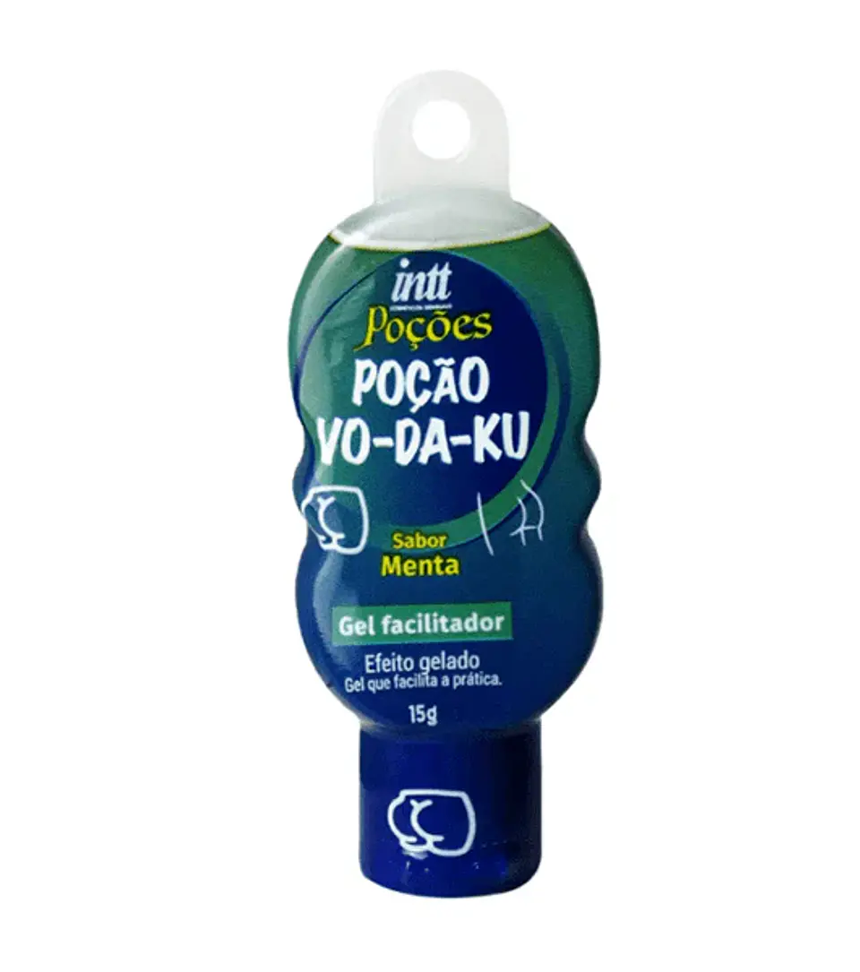 Gel Desensibilizante Anal sabor Menta 15g - Pocao VO-DA-KU INTT 1