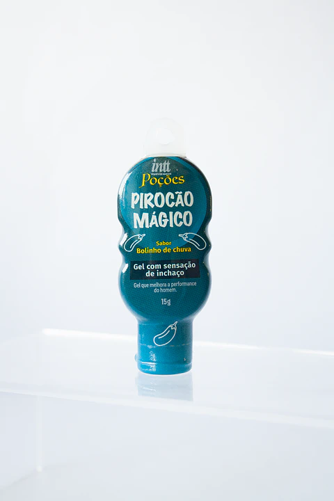 Gel Potenciador Masculino sabor bolinho de chuva 15ml - Pirocão Mágico INTT