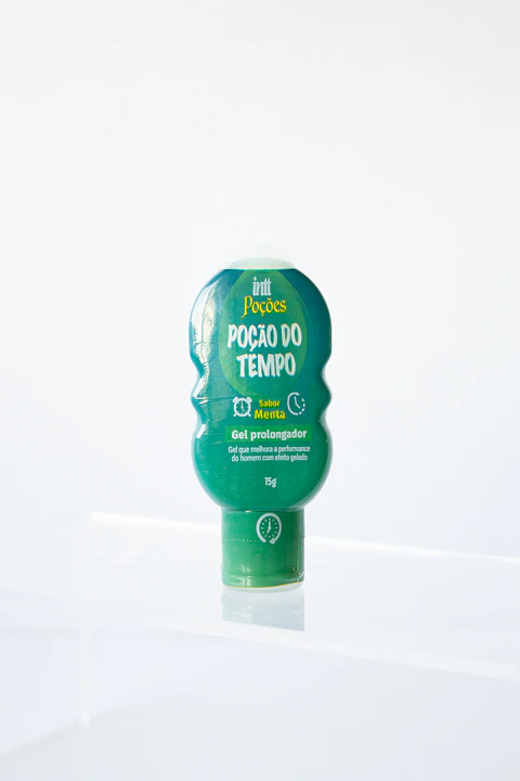 Gel Prolongador Masculino aroma Menta 15g- Pocão do Tempo INTT
