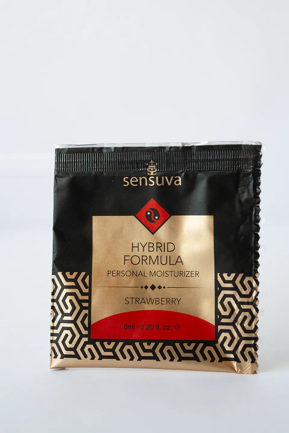 Sachet Lubricante Híbrido Sabor Frutilla 6ml - Sensuva 1