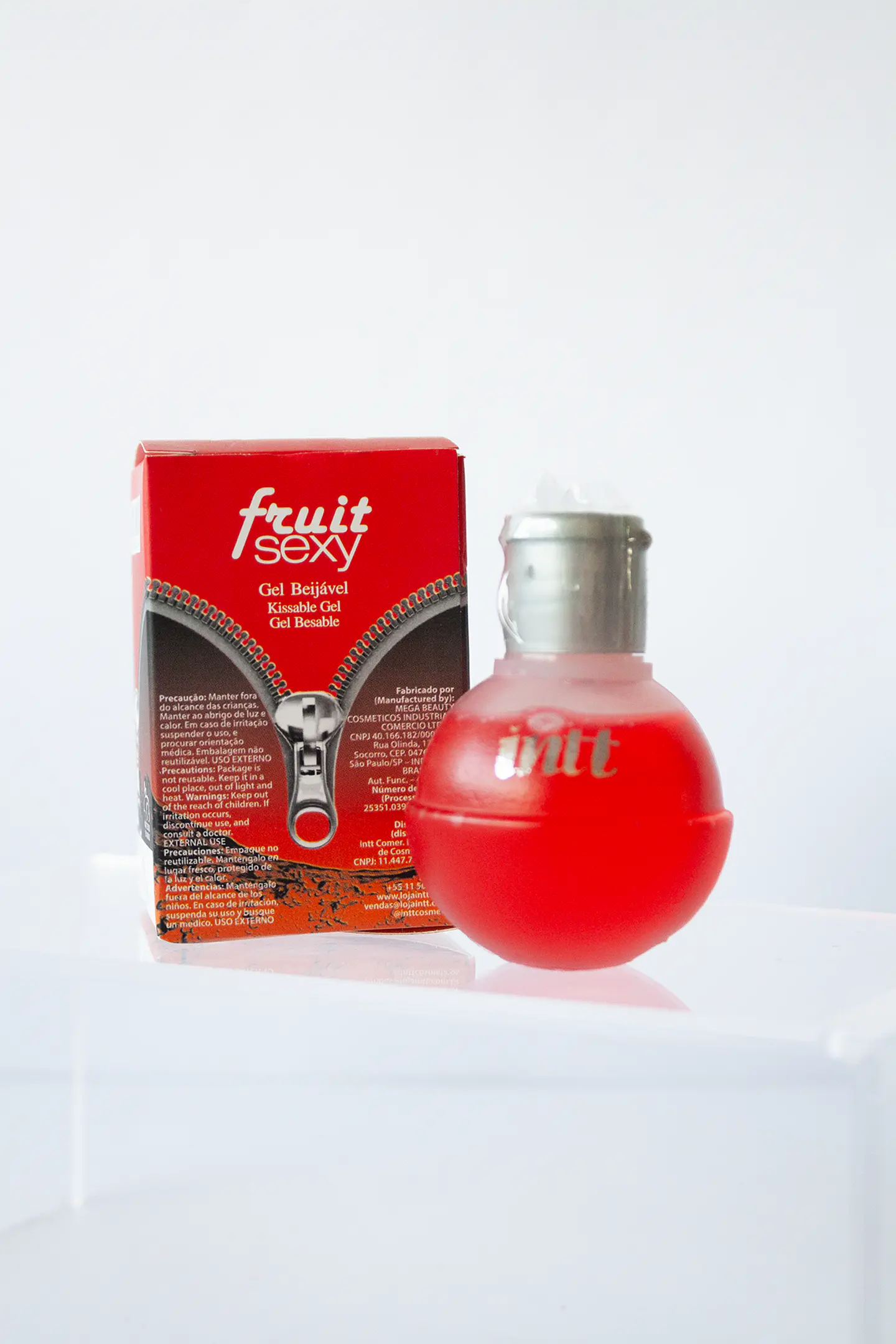 Gel de Masaje Efecto Calor Comestible Tutifrutti 40ml Oral Sex -INTT 1