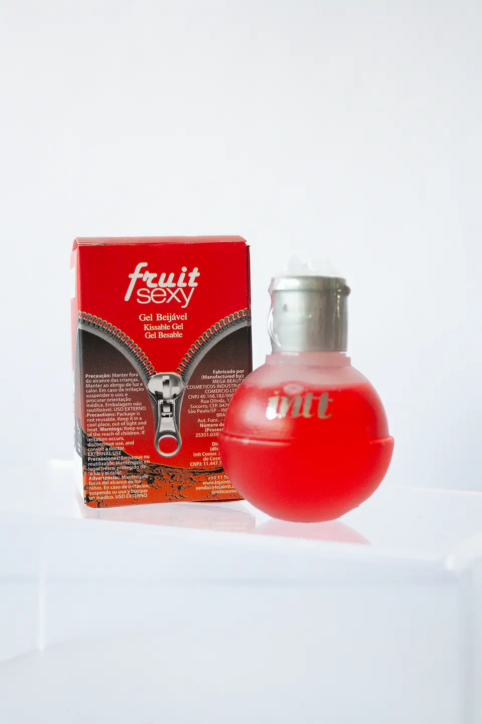 Gel de Masaje Efecto Calor Comestible Tutifrutti 40ml Oral Sex -INTT 1