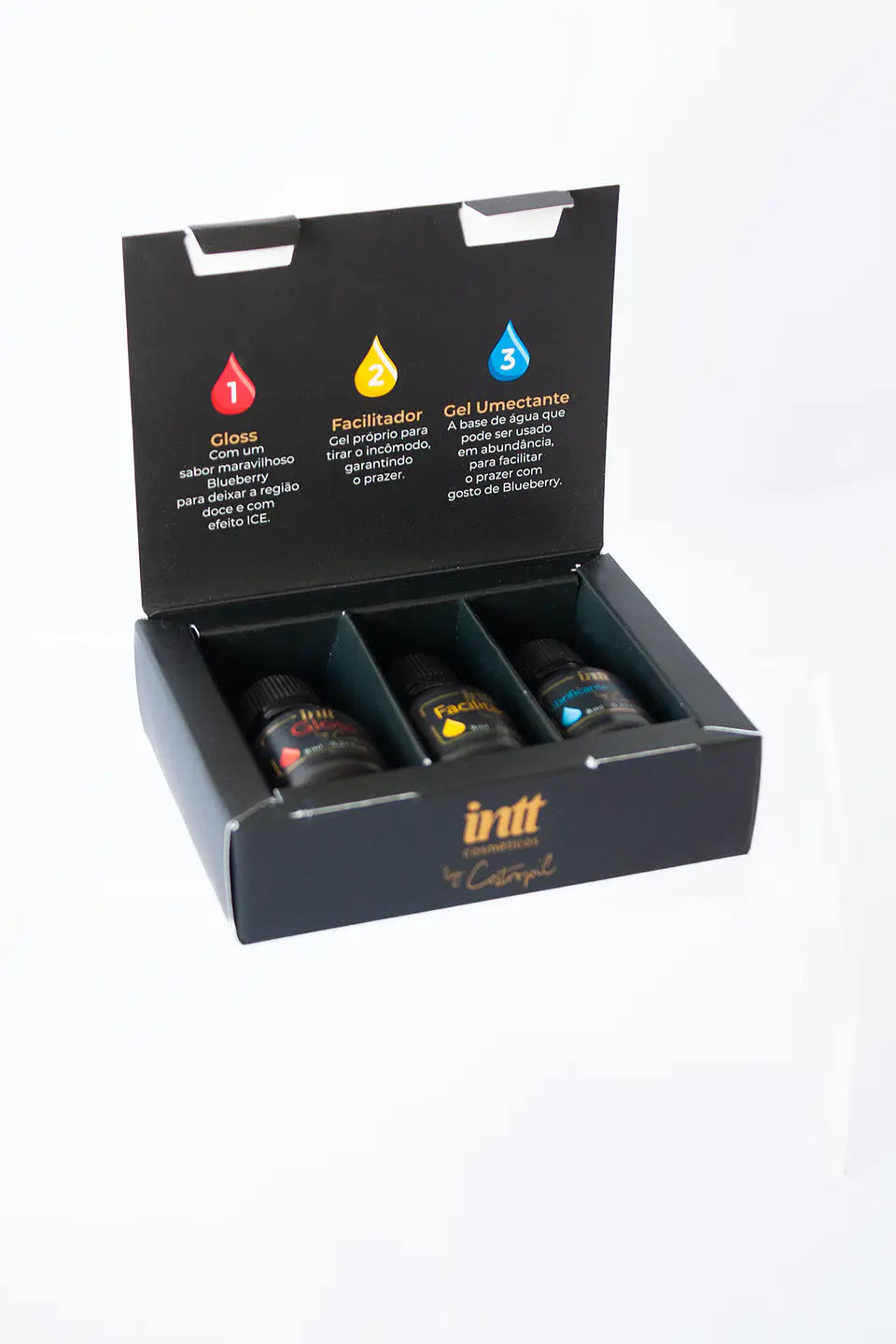 Kit Anal para Principiantes Blueberry 3 Pasos 8g c/u INTT 2