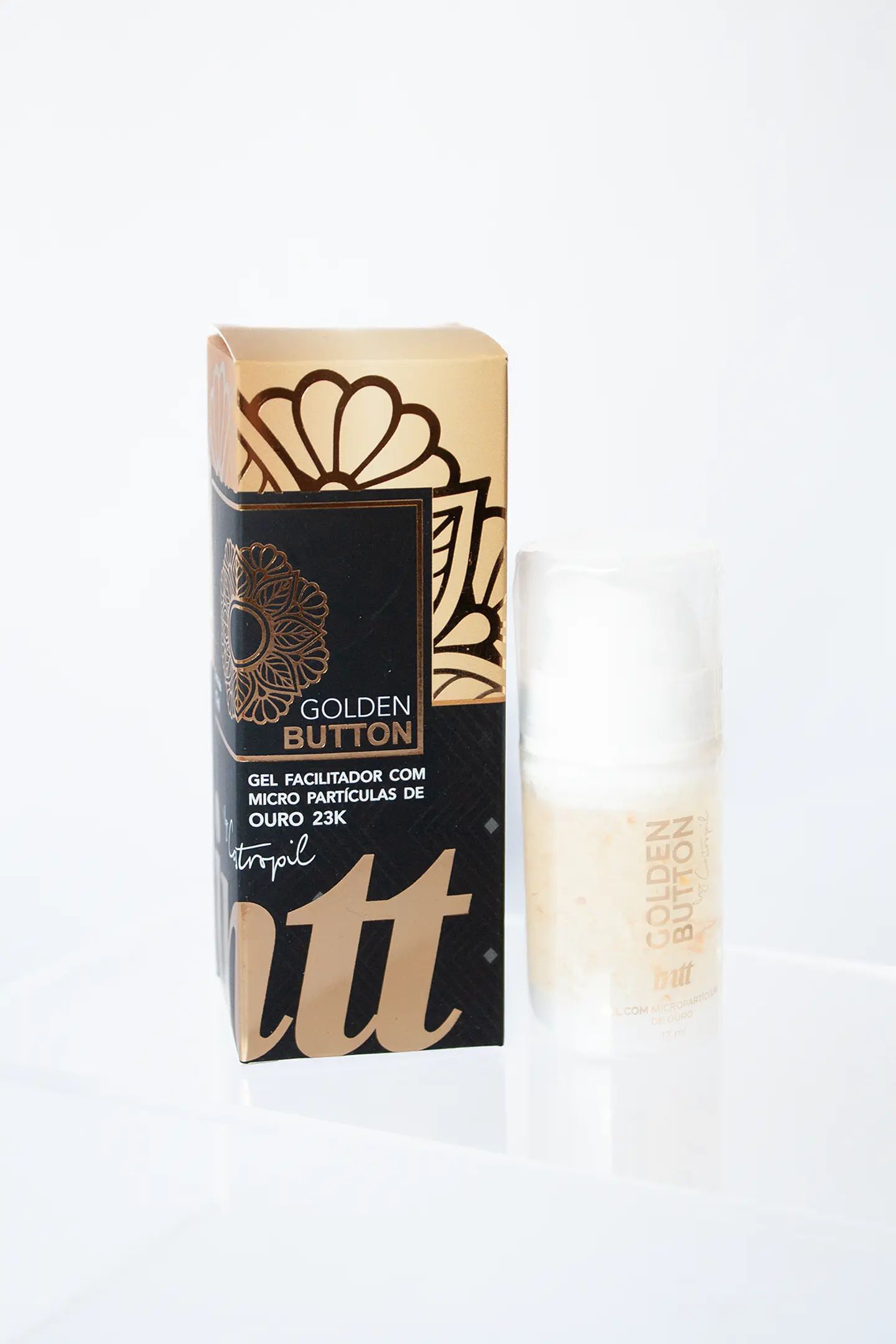 Gel Relajante Anal Partículas de Oro 17ml Golden Button INTT 1