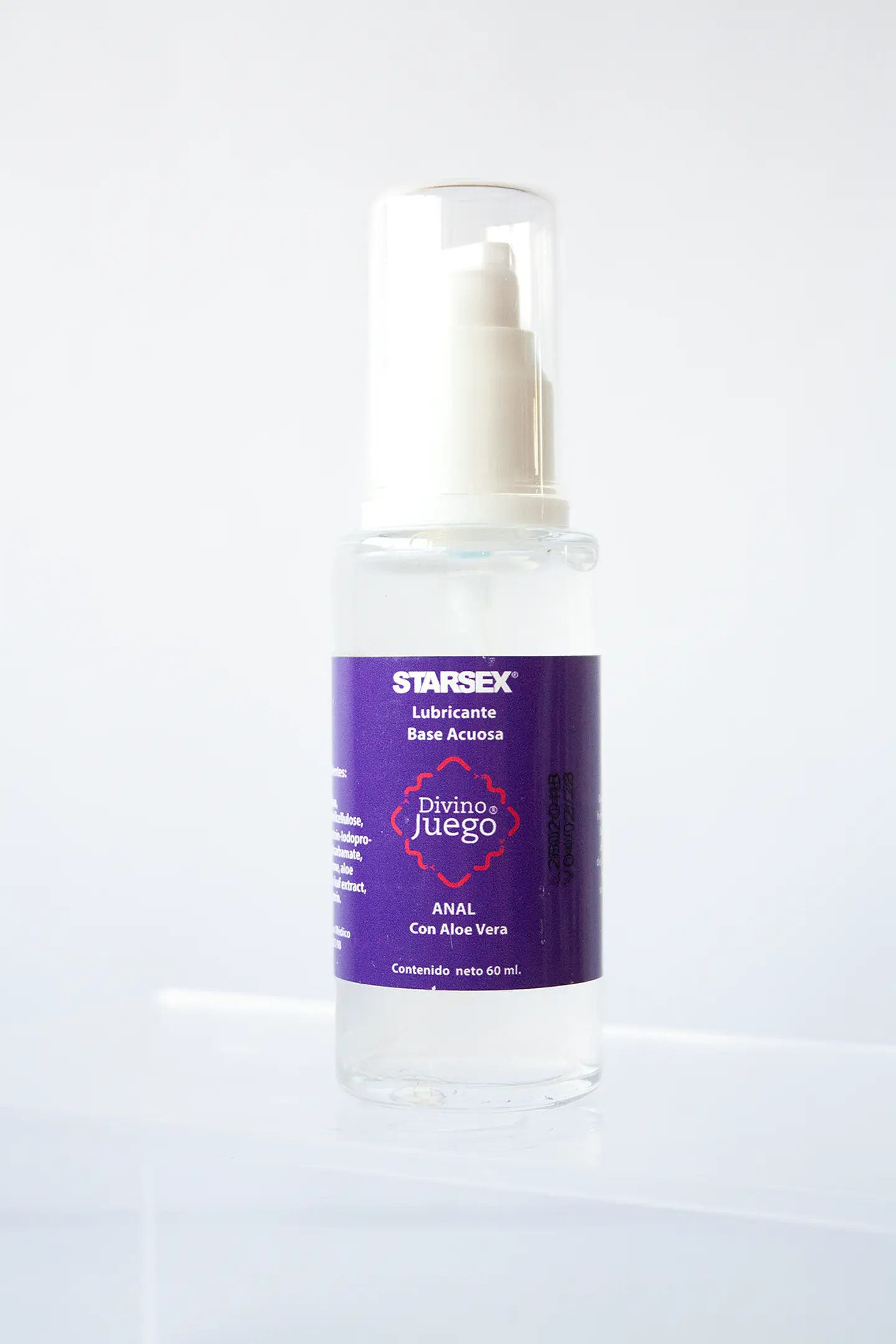Lubricante Anal Aloe Vera Divino Juego Starsex Natural 60 ml 1