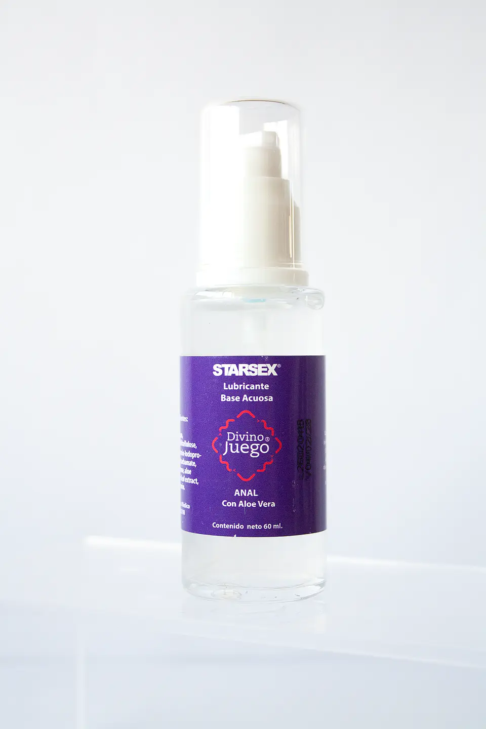 Lubricante Anal Aloe Vera Divino Juego Starsex Natural 60 ml 1