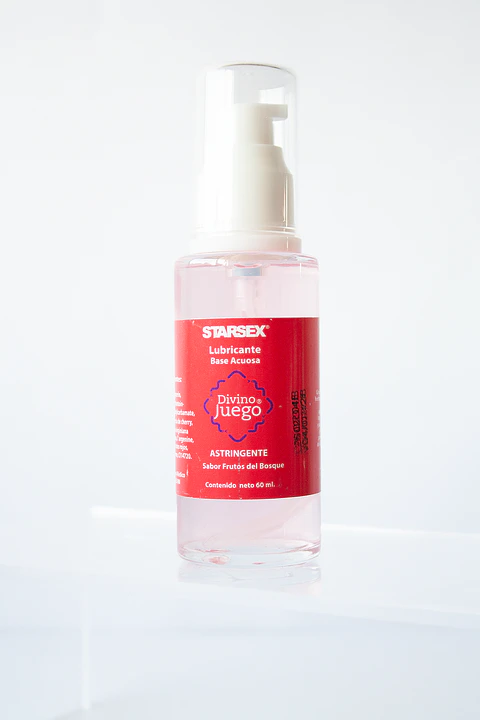 Lubricante Excitante Astringente Divino Juego Starsex Efecto Calor 60 ml