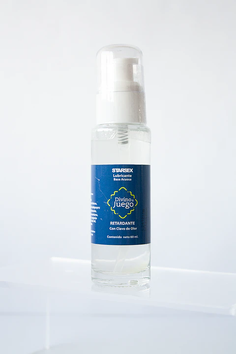 Lubricante Base Agua Retardante con Clavo de Olor Divino Juego Prolongado 60ml - Starsex