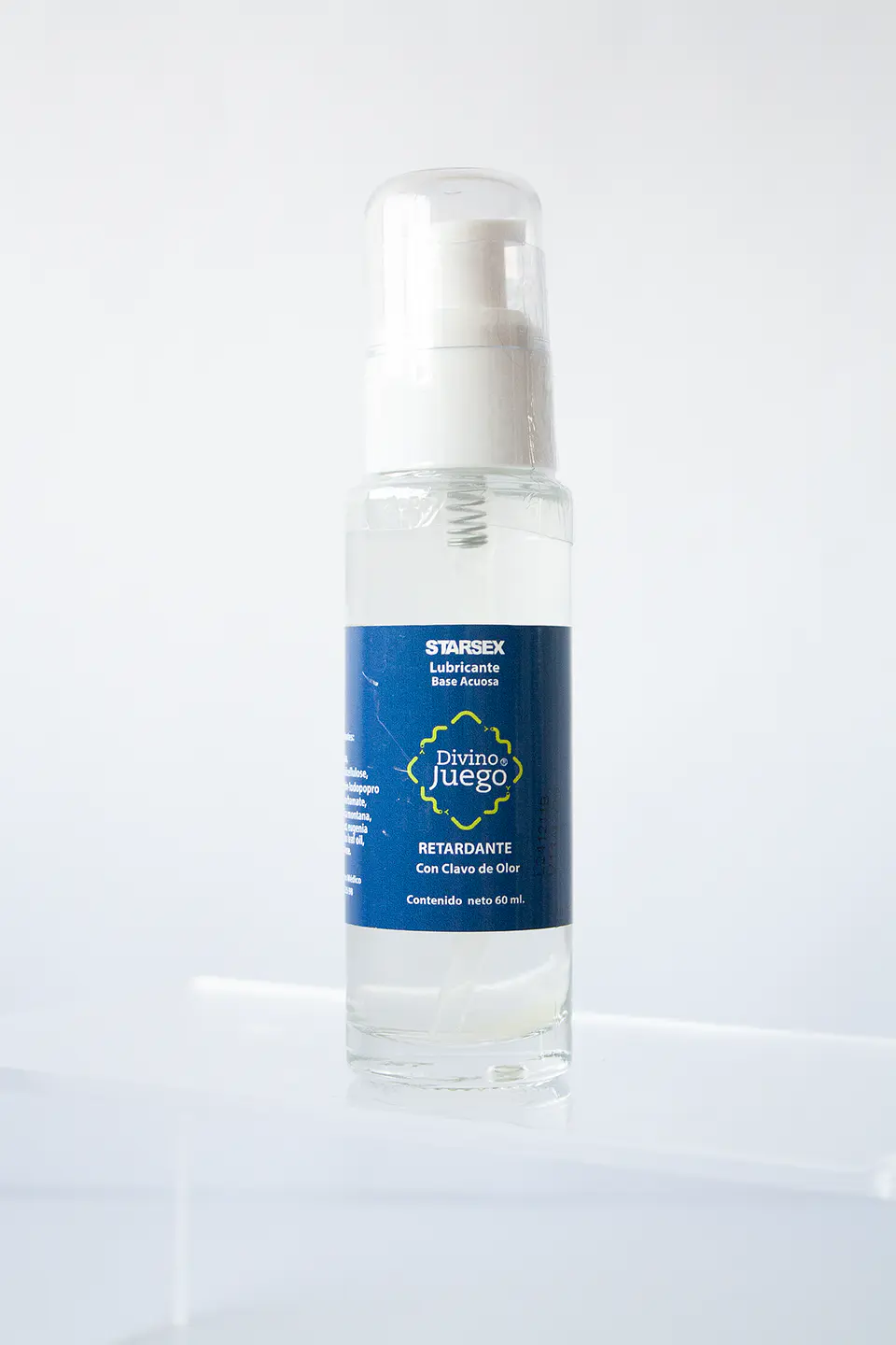 Lubricante Base Agua Retardante con Clavo de Olor Divino Juego Prolongado 60ml - Starsex 1