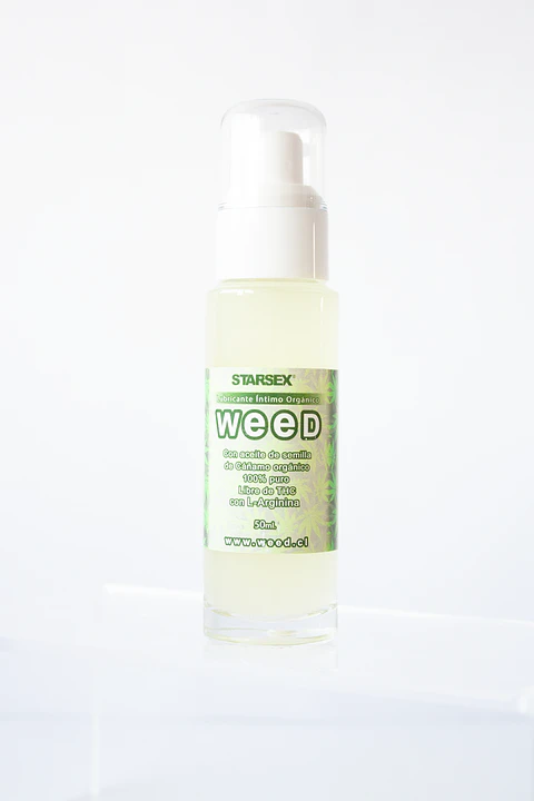 Lubricante Base Agua con Aceite Semilla del Cañamo 50ml Weed- Starsex