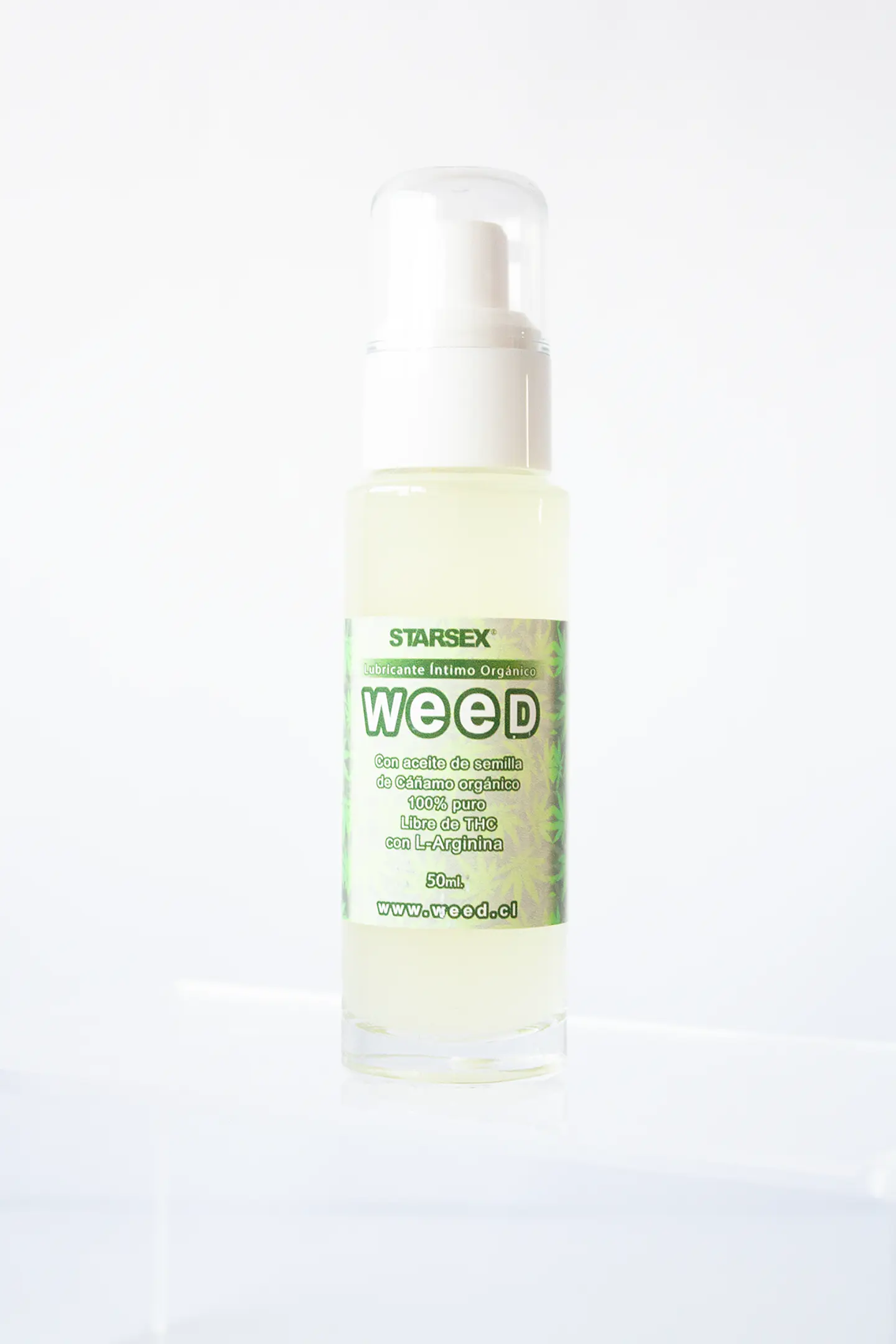 Lubricante Base Agua con Aceite Semilla del Cañamo 50ml Weed- Starsex 1