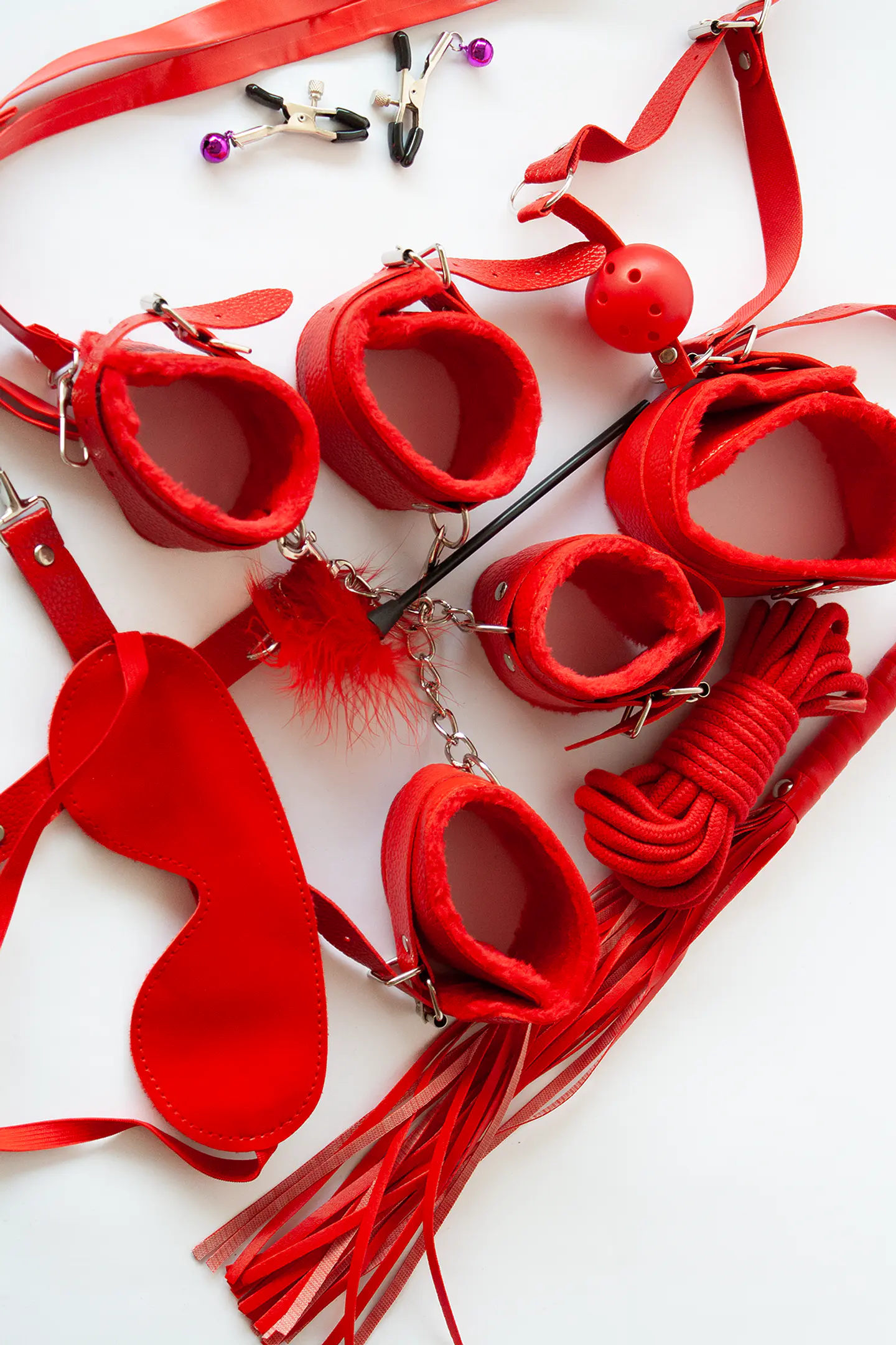 Kit BDSM 10 Piezas Rojo Starsex 1