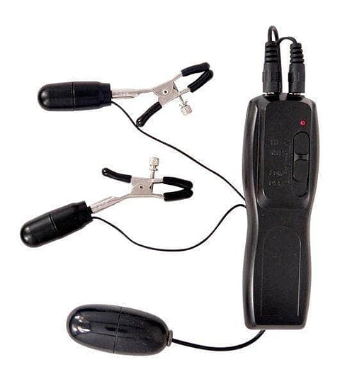 Pinzas de Pezones y Huevo Estimulador vibrador