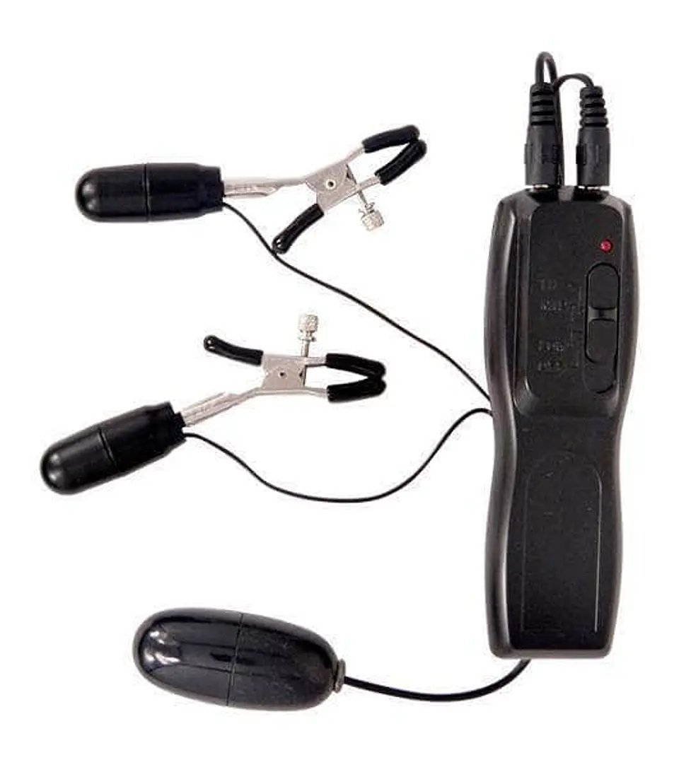 Pinzas de Pezones y Huevo Estimulador vibrador 1