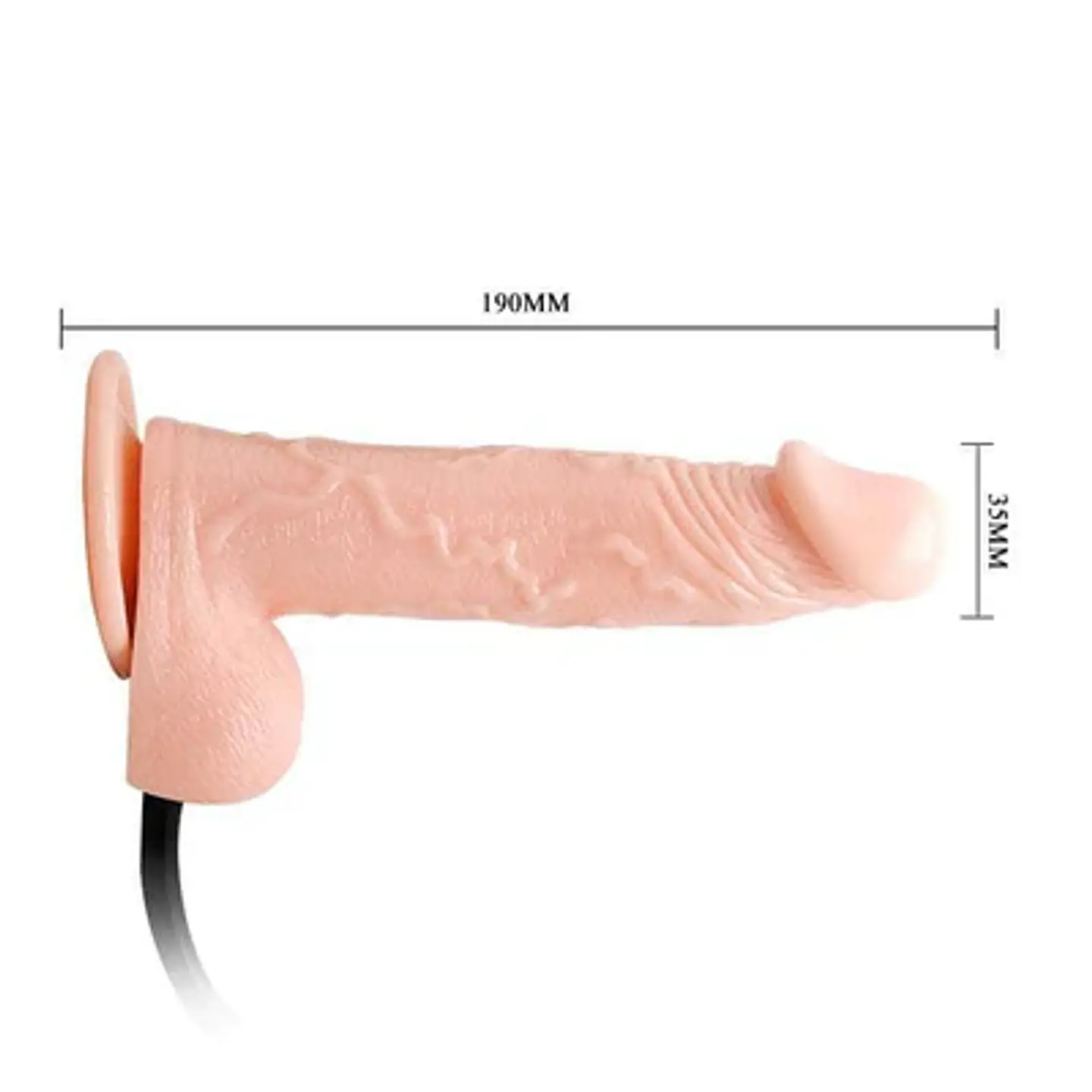 Dildo Inflable con Ventosa 2