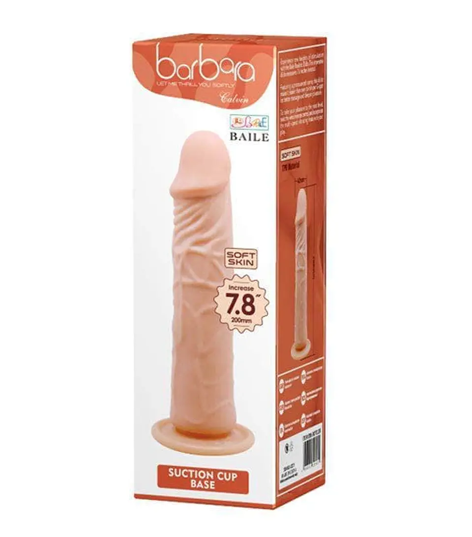 Dildo Realístico con Ventosa - 7,8