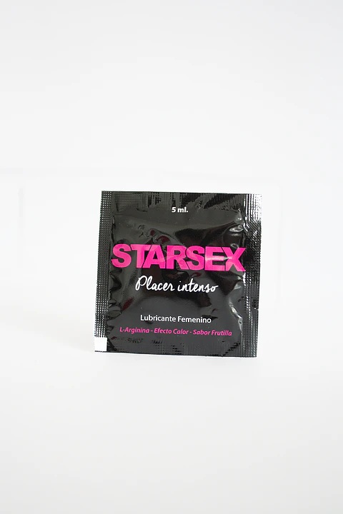 Lubricante Hibrido con L-Arginina sachet 5ml Placer Intenso - Starsex