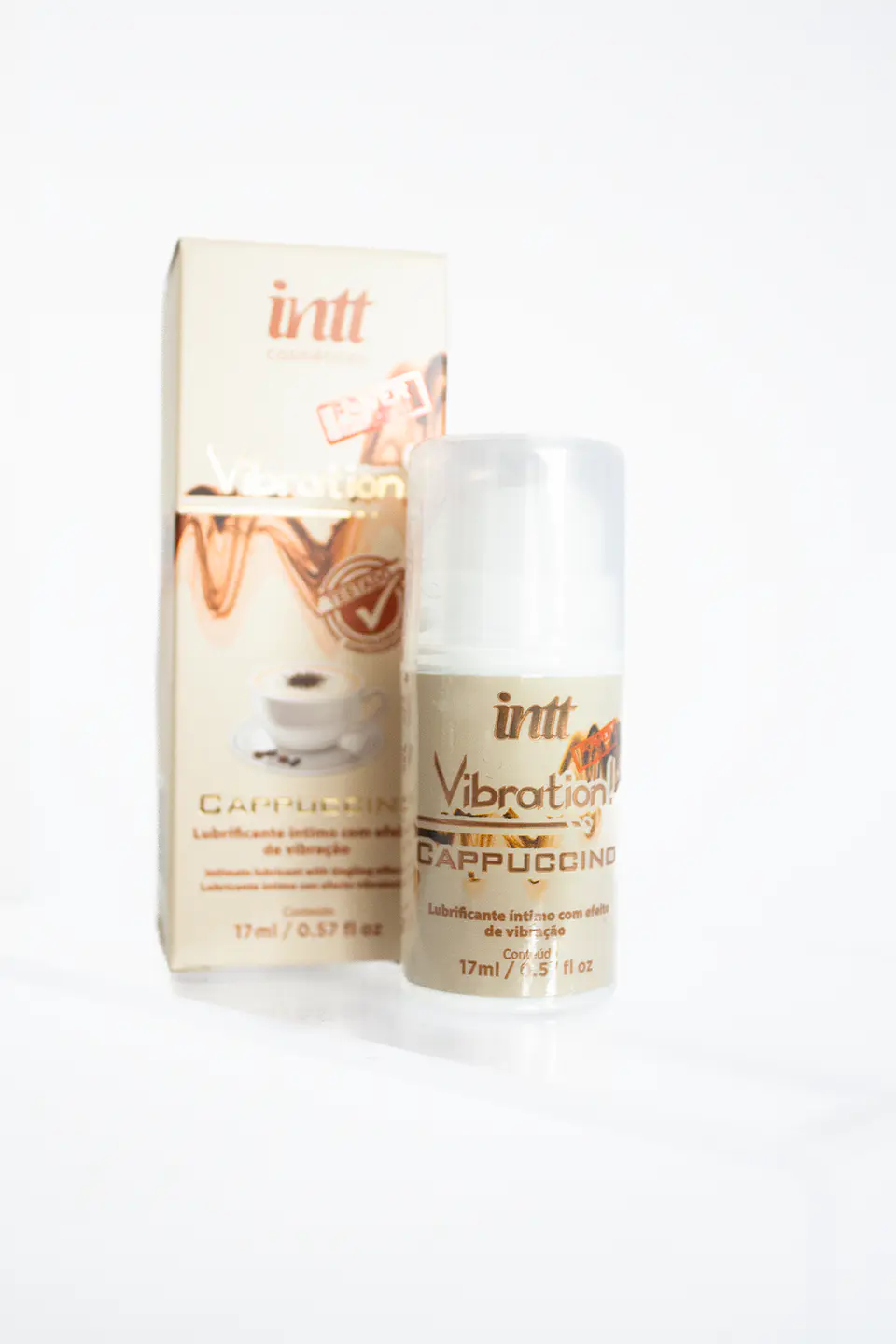 Gel Estimulante Efecto Vibración Forte Capuccino 17ml INTT 1