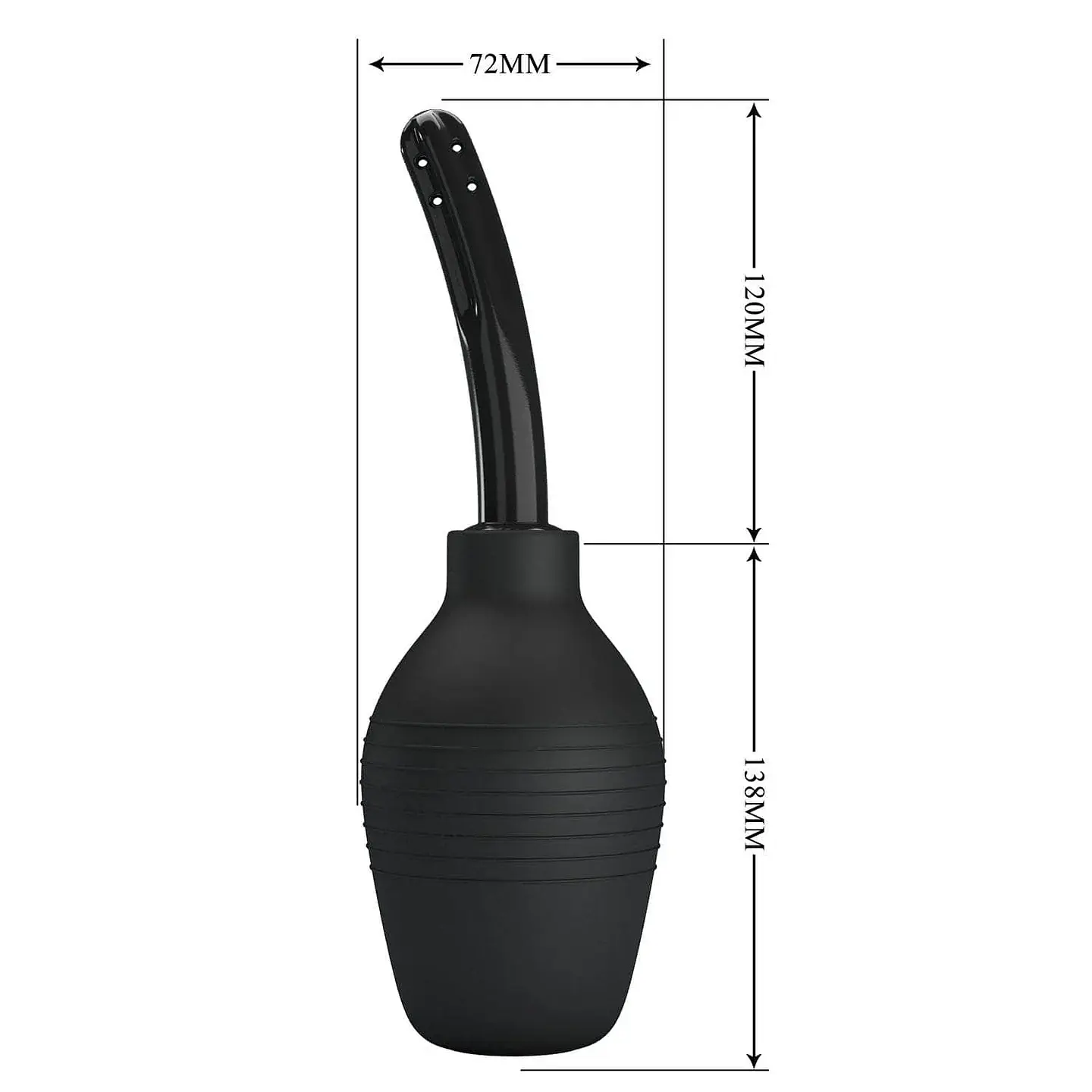 Enema Anal Profundo- Black 310ml 2