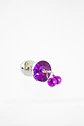 Plug Anal Joya Morada Cascabel Talla S - Miniatura 3