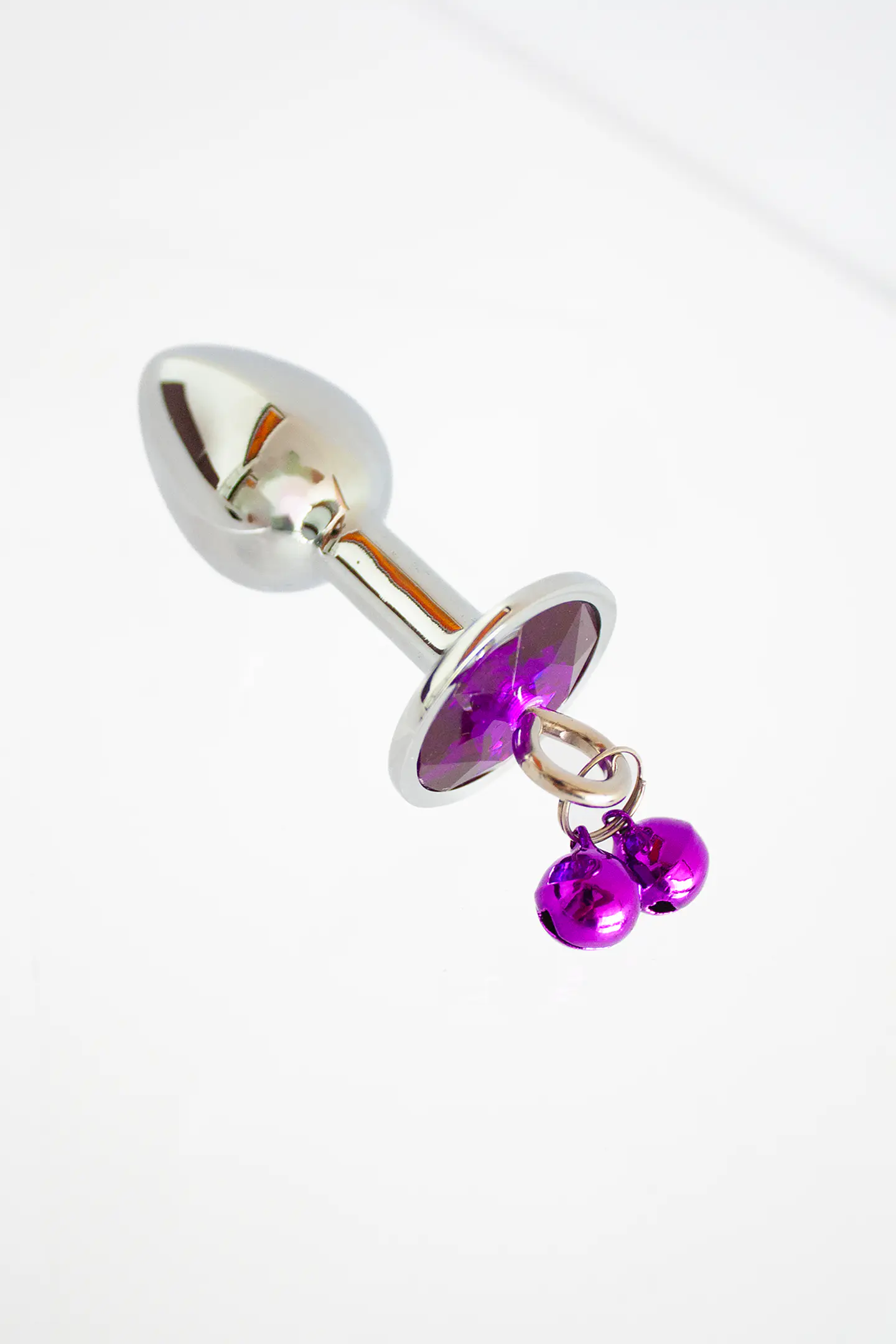 Plug Anal Joya Morada Cascabel Talla S 1