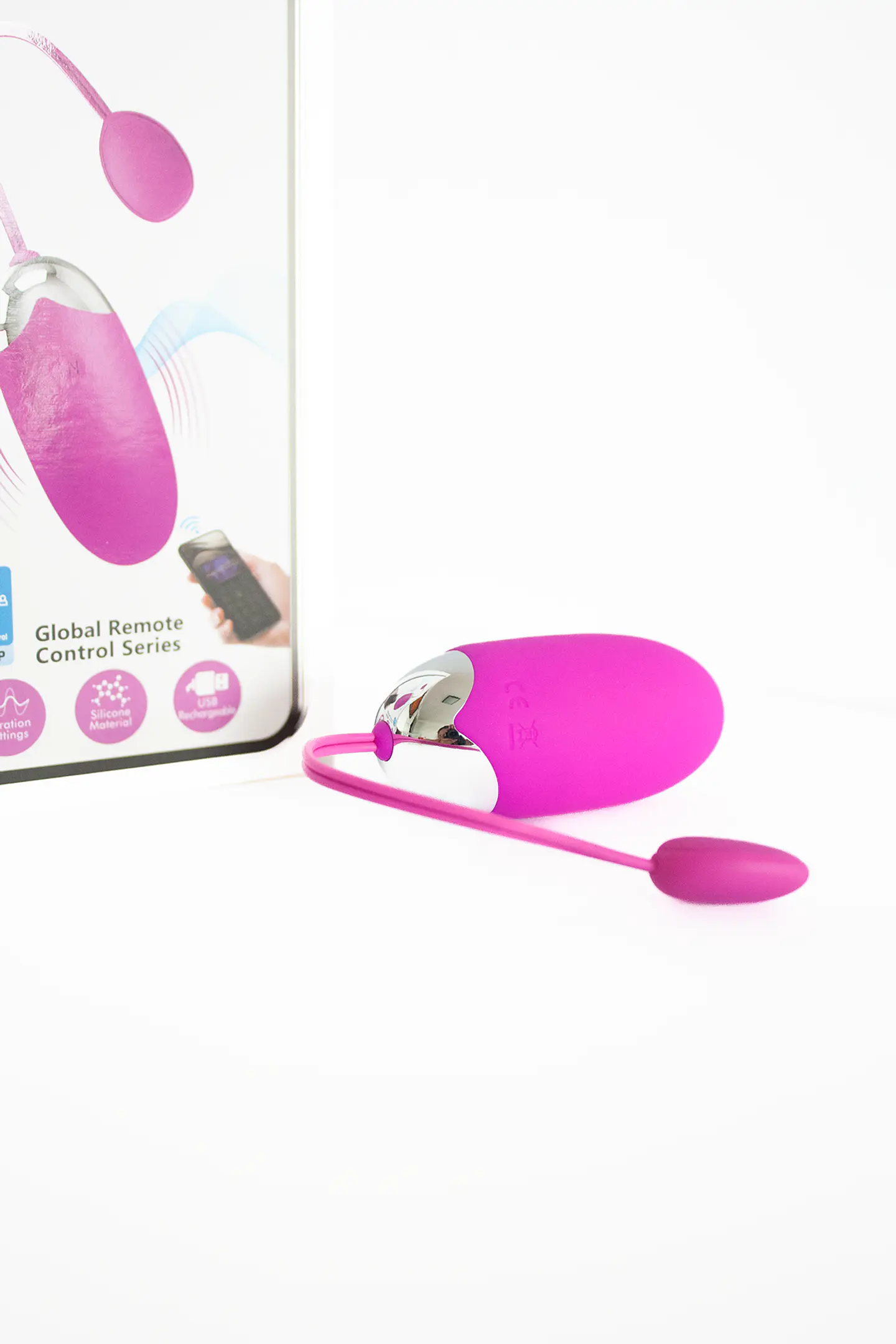 Bala Vibradora Abner App Control 10 Modos – Pretty Love 4
