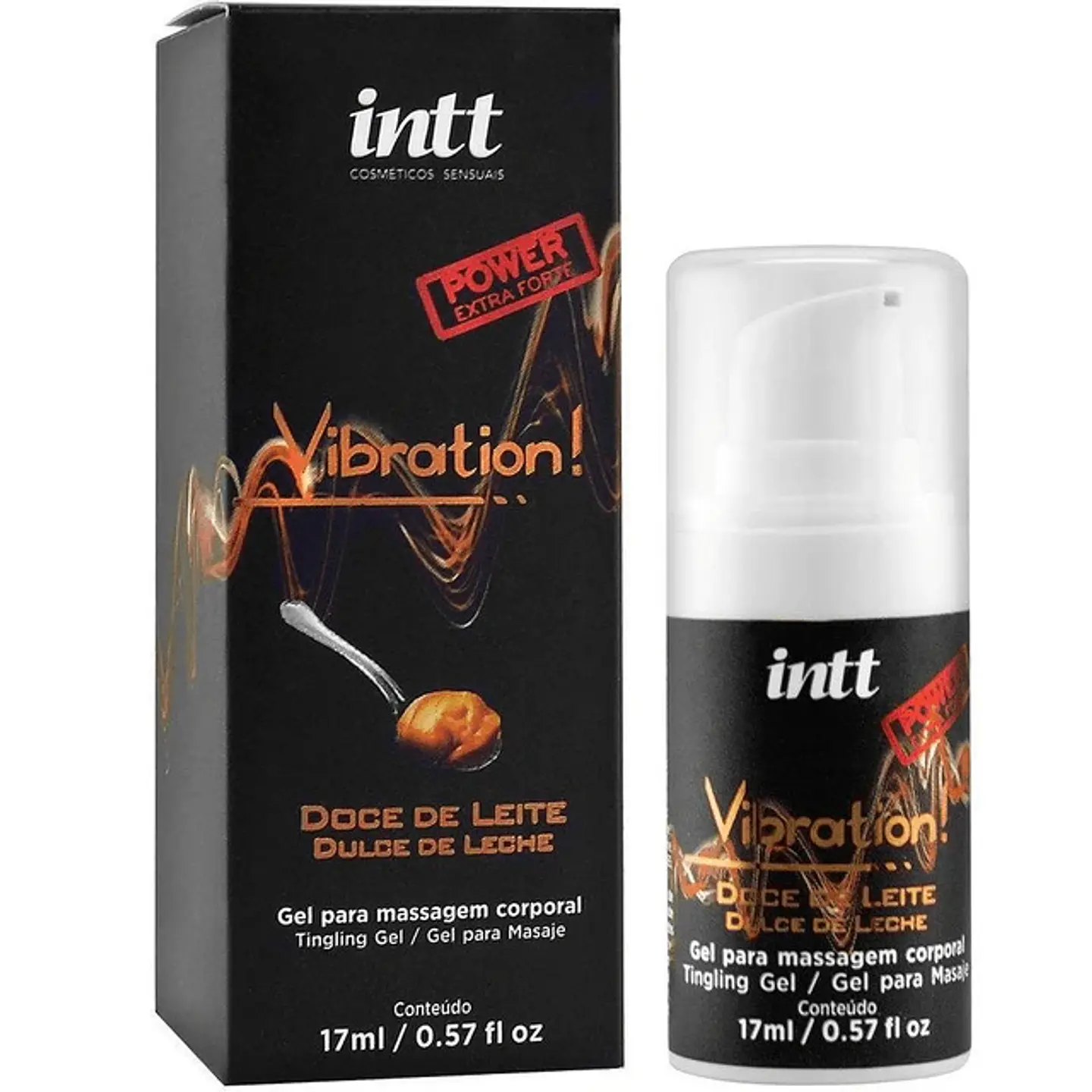 Gel Estimulante Vibración Forte Dulce de Leche 17ml Vib INTT 1