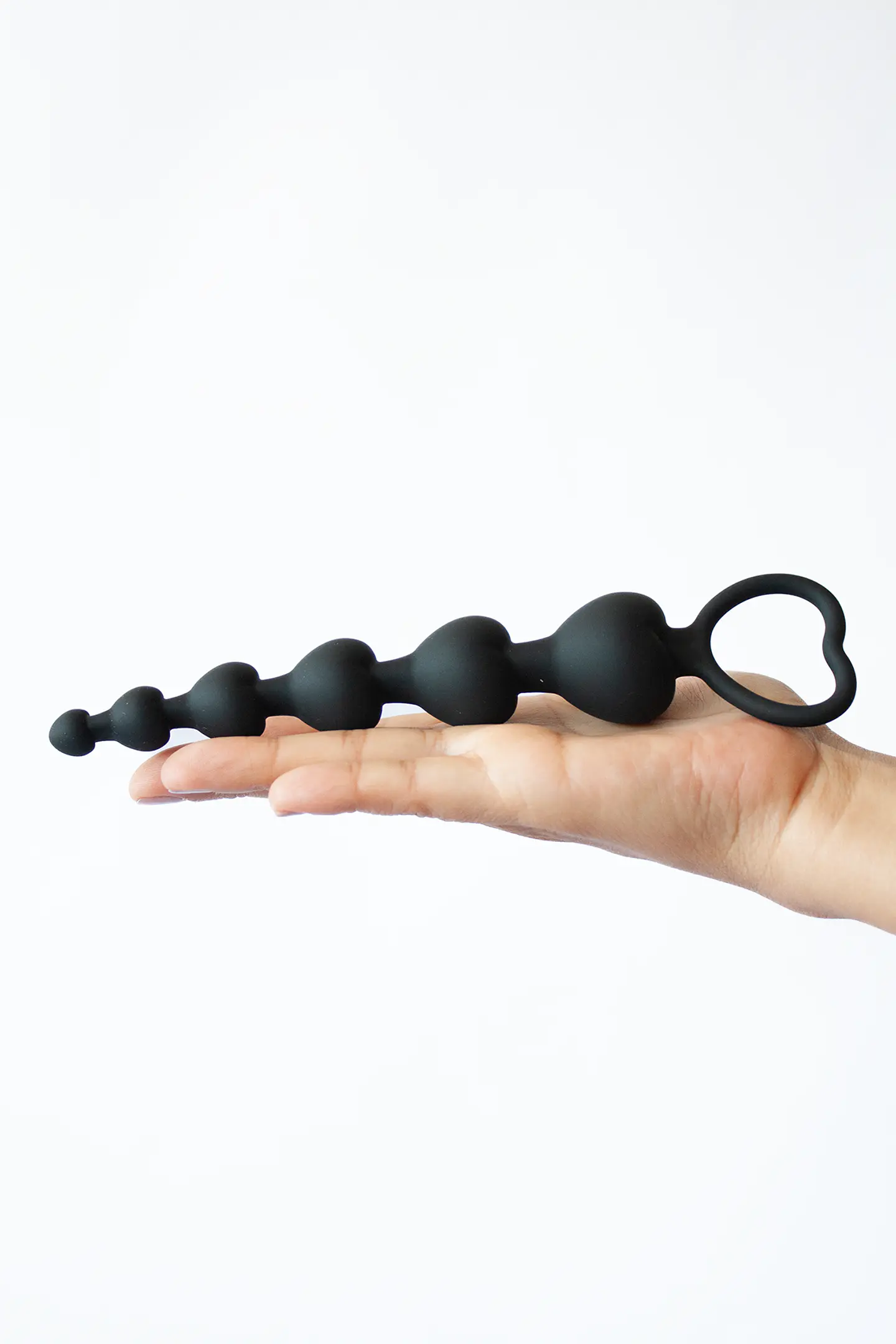 Plug anal con cuentas Silicona 2