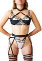 Lace & Strappy Luxury Negro - Miniatura 1