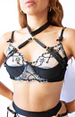 Lace & Strappy Luxury Negro - Miniatura 2