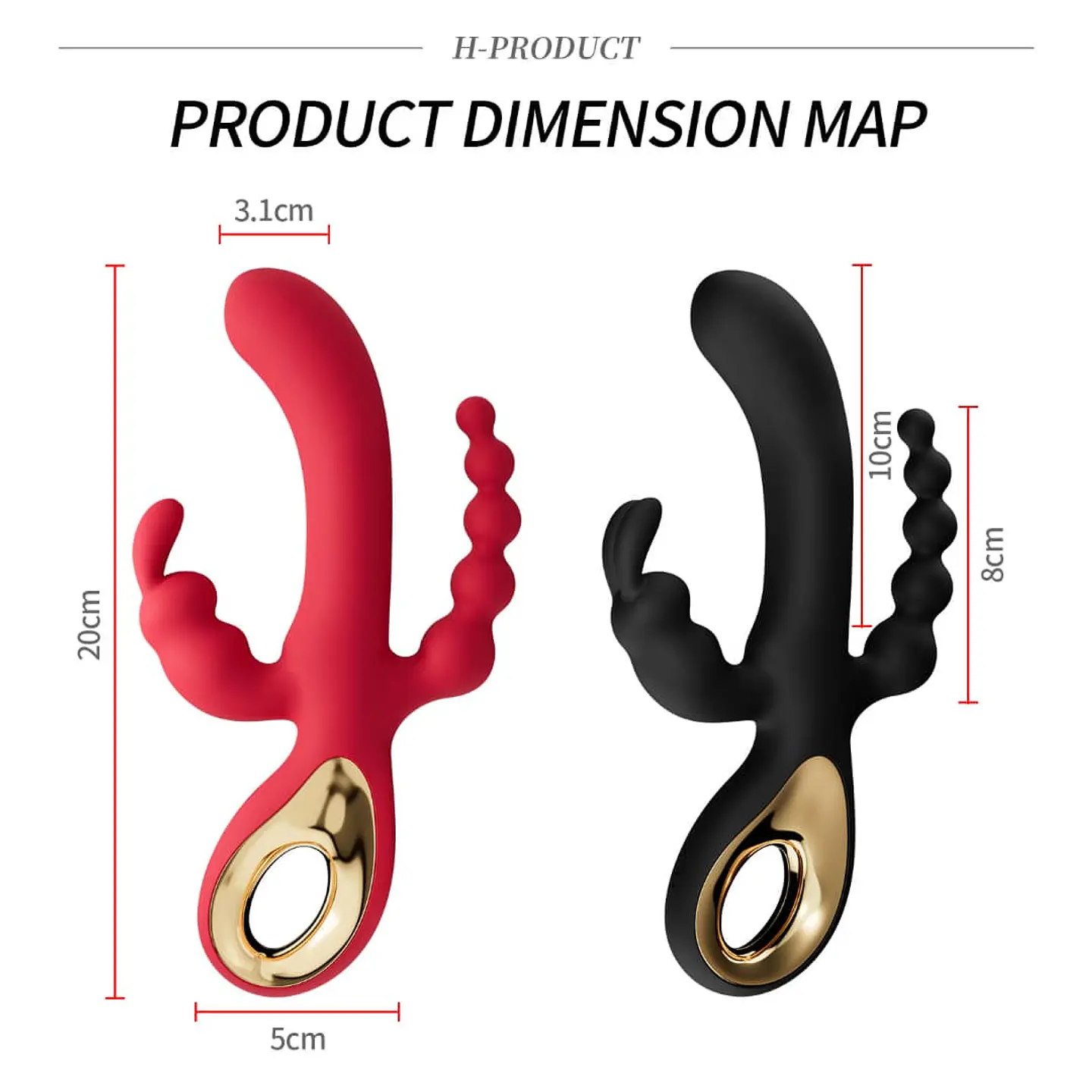 Vibrador Recargable 3 en 1 3