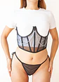 Conjunto 2 piezas Transparecia Negro - Miniatura 1