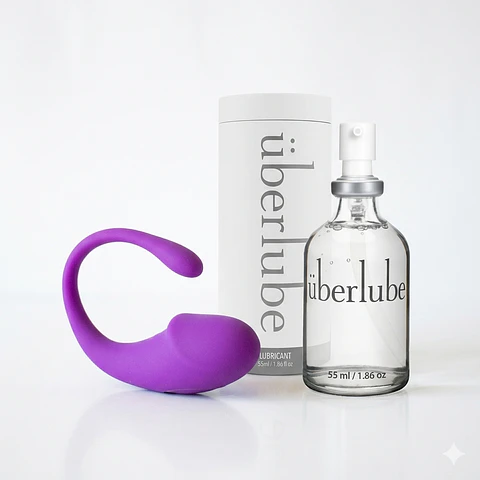 Pack día de la Madre Premium: Vibrador App + Überlube 55ml