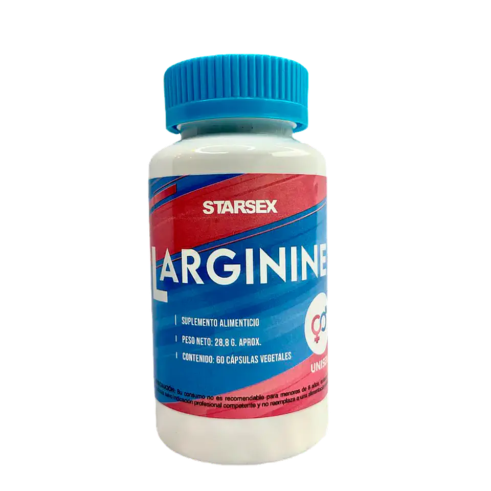 L-Arginina Cápsulas Salud Sexual 60 unid 1