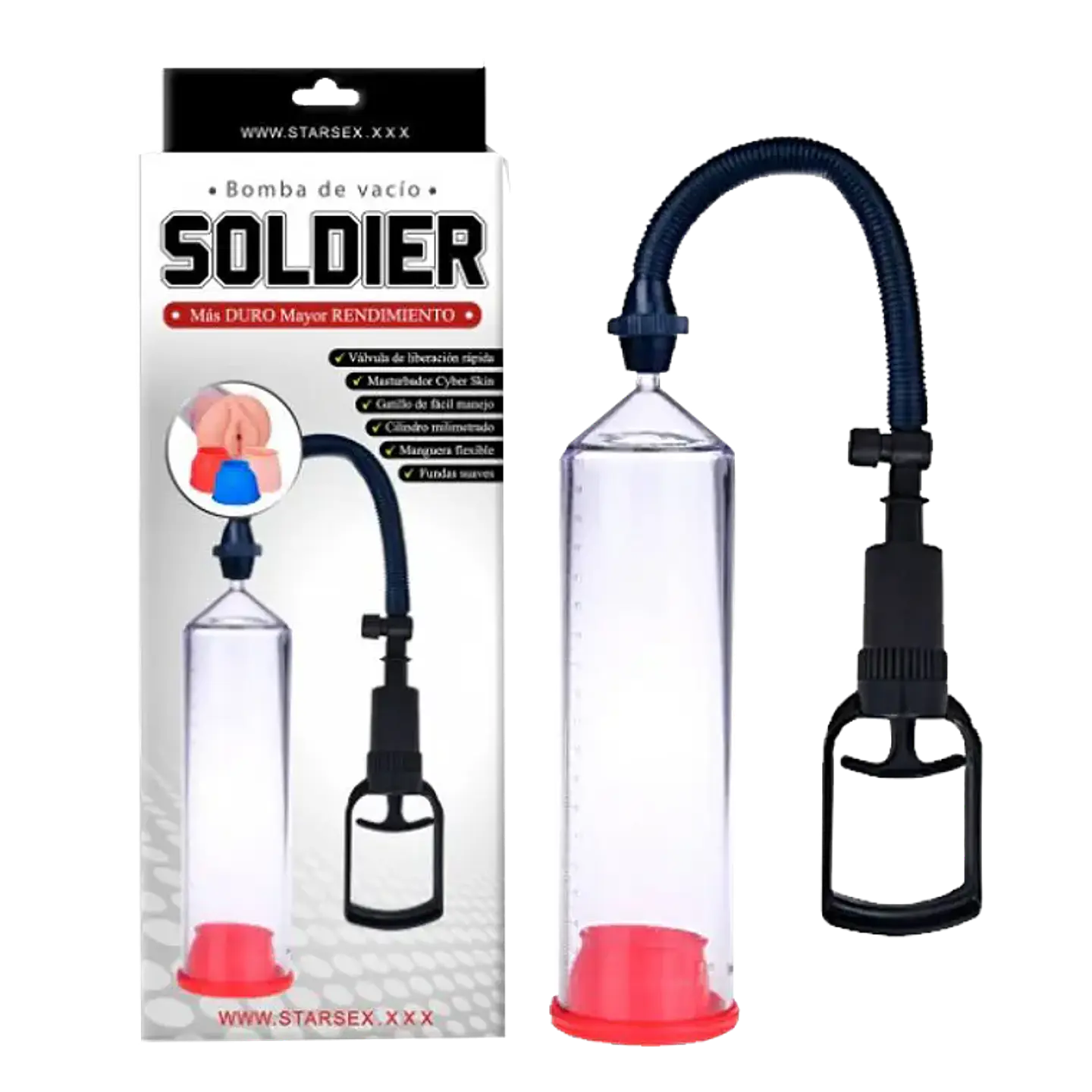 Bomba de Vacío con accesorios The US Soldier 2