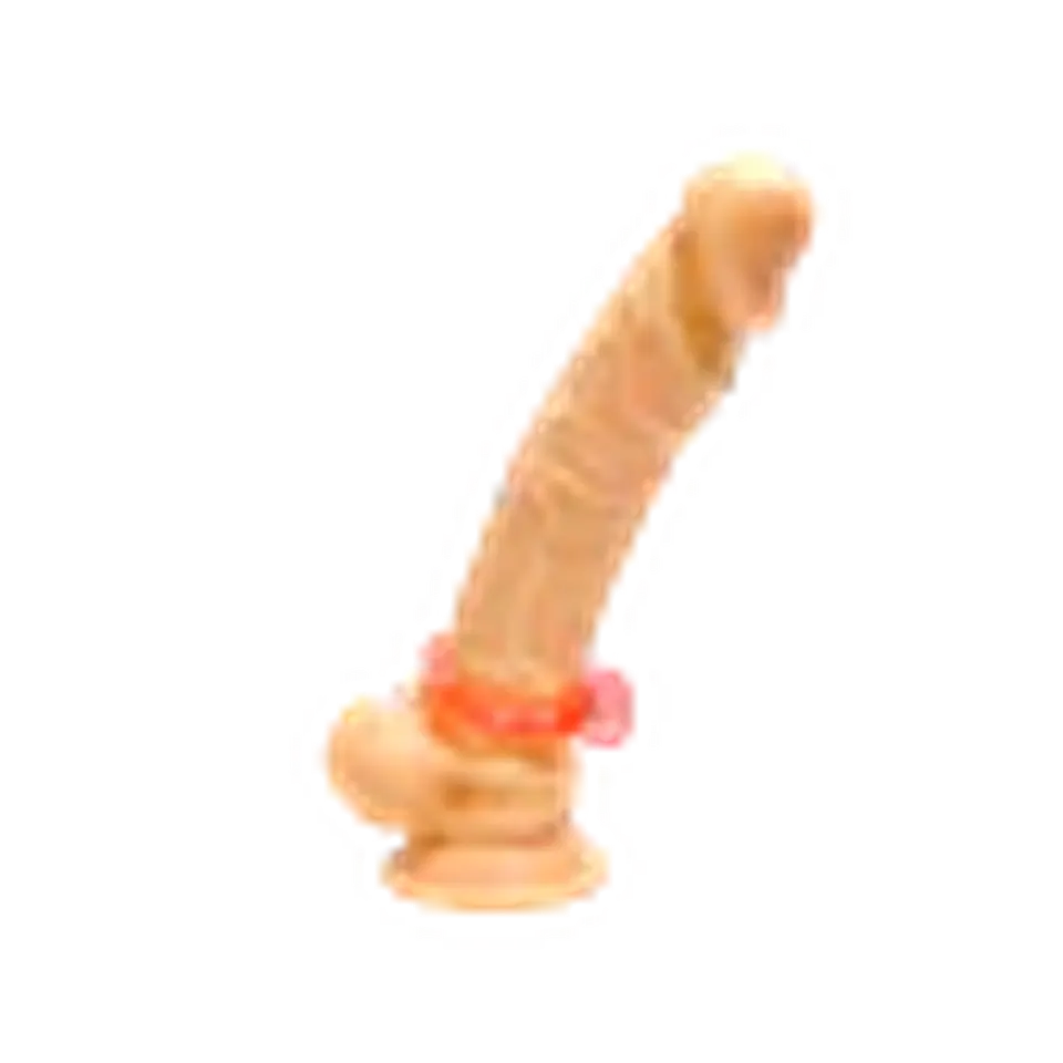 Anillo vibrador de jelly con estimulador de clítoris desechable 3