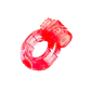Anillo vibrador de jelly con estimulador de clítoris desechable - Miniatura 1