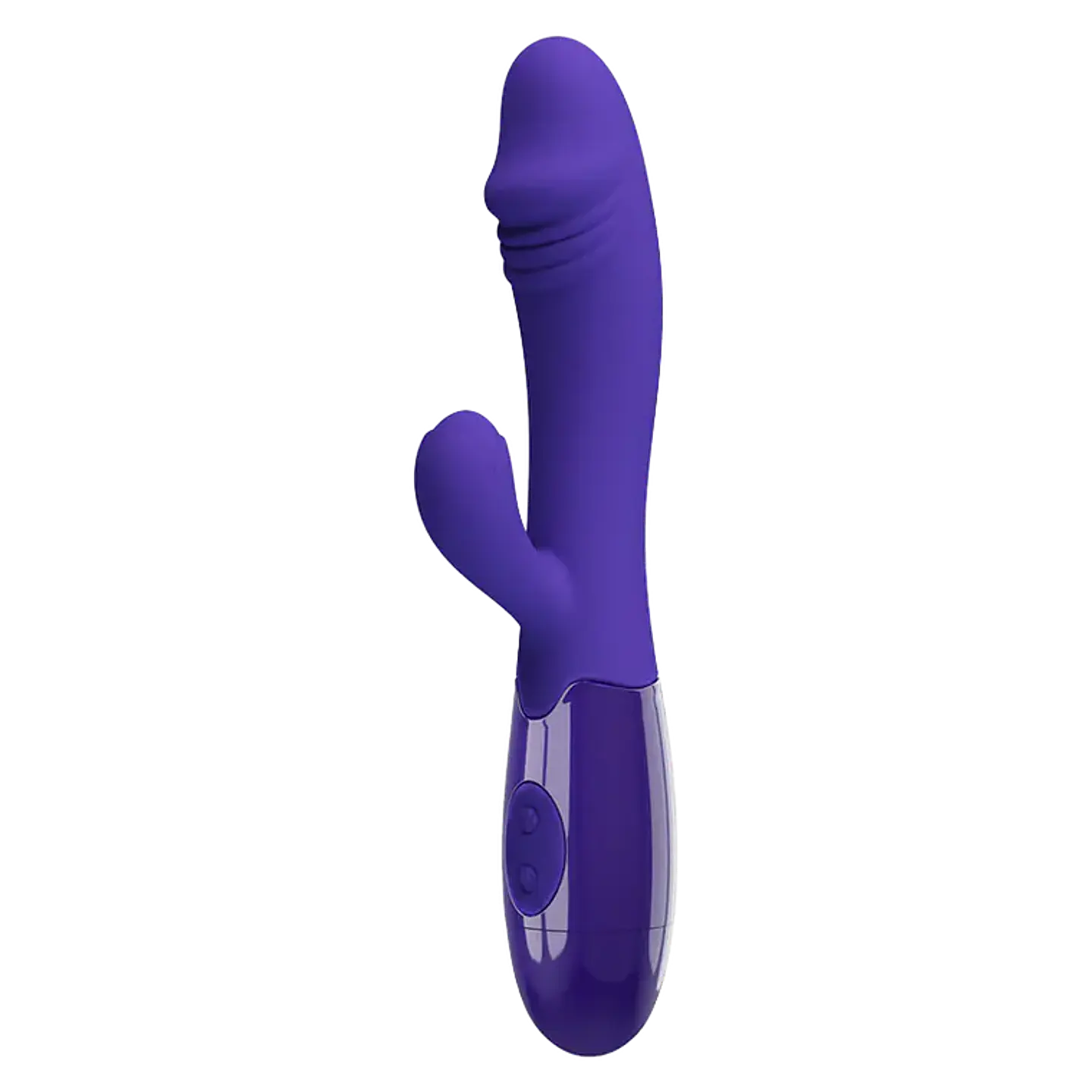 Vibrador Doble Estimulación Snappy Recargable Morado 1