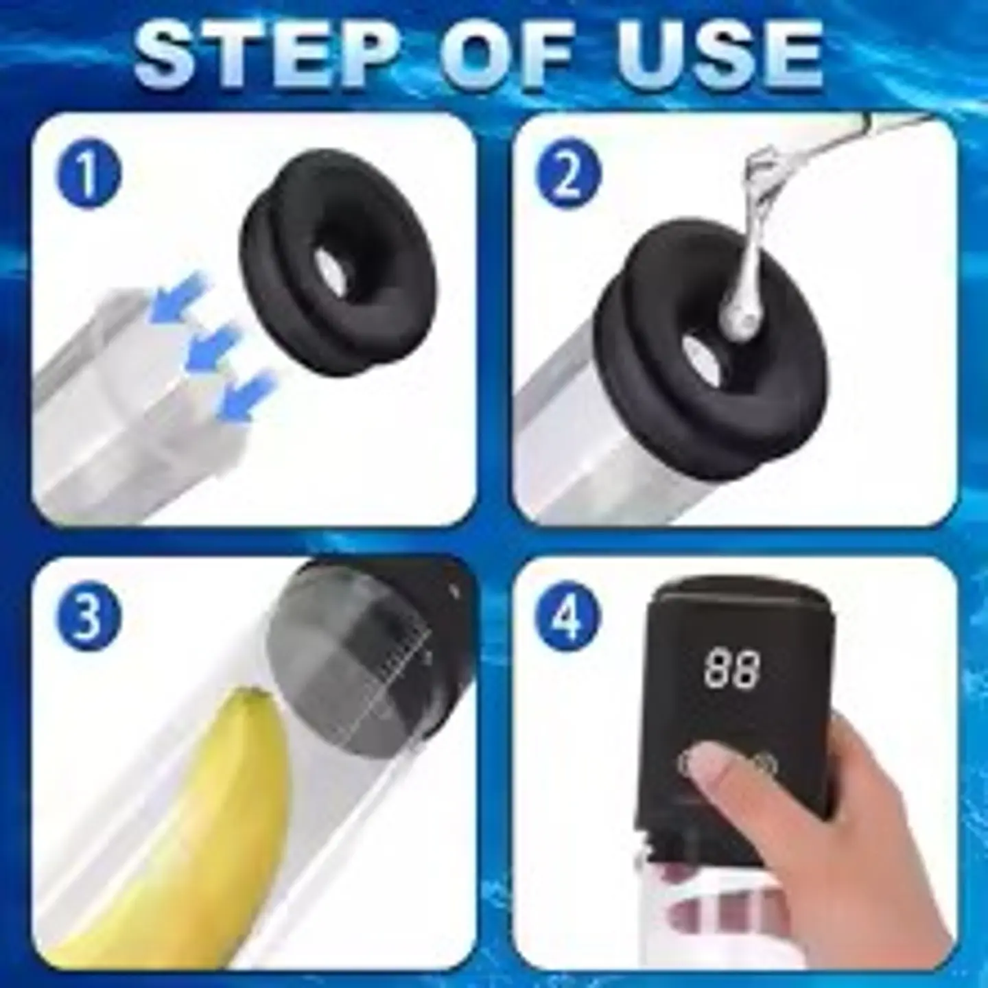Bomba de vacío Eléctrica Carga USB 4