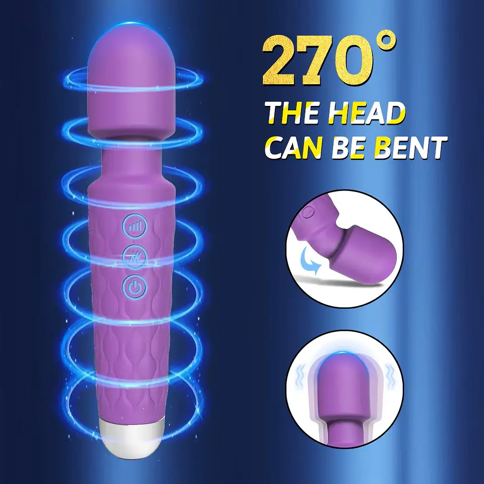Vibrador Micrófono Recargable Rosado 3