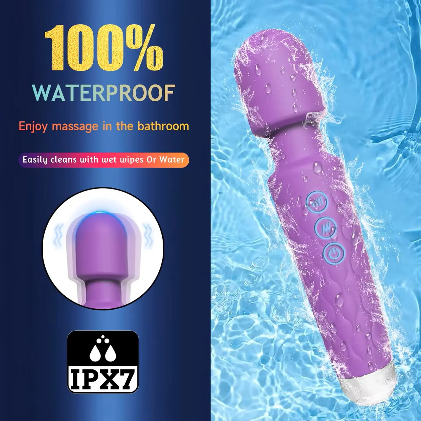 Vibrador Micrófono Recargable Rosado 4