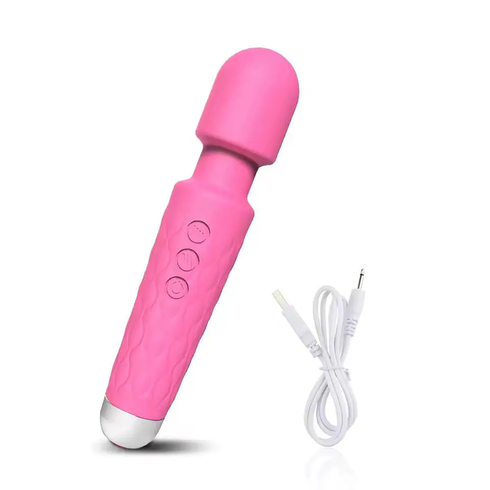 Vibrador Micrófono Recargable Rosado 2