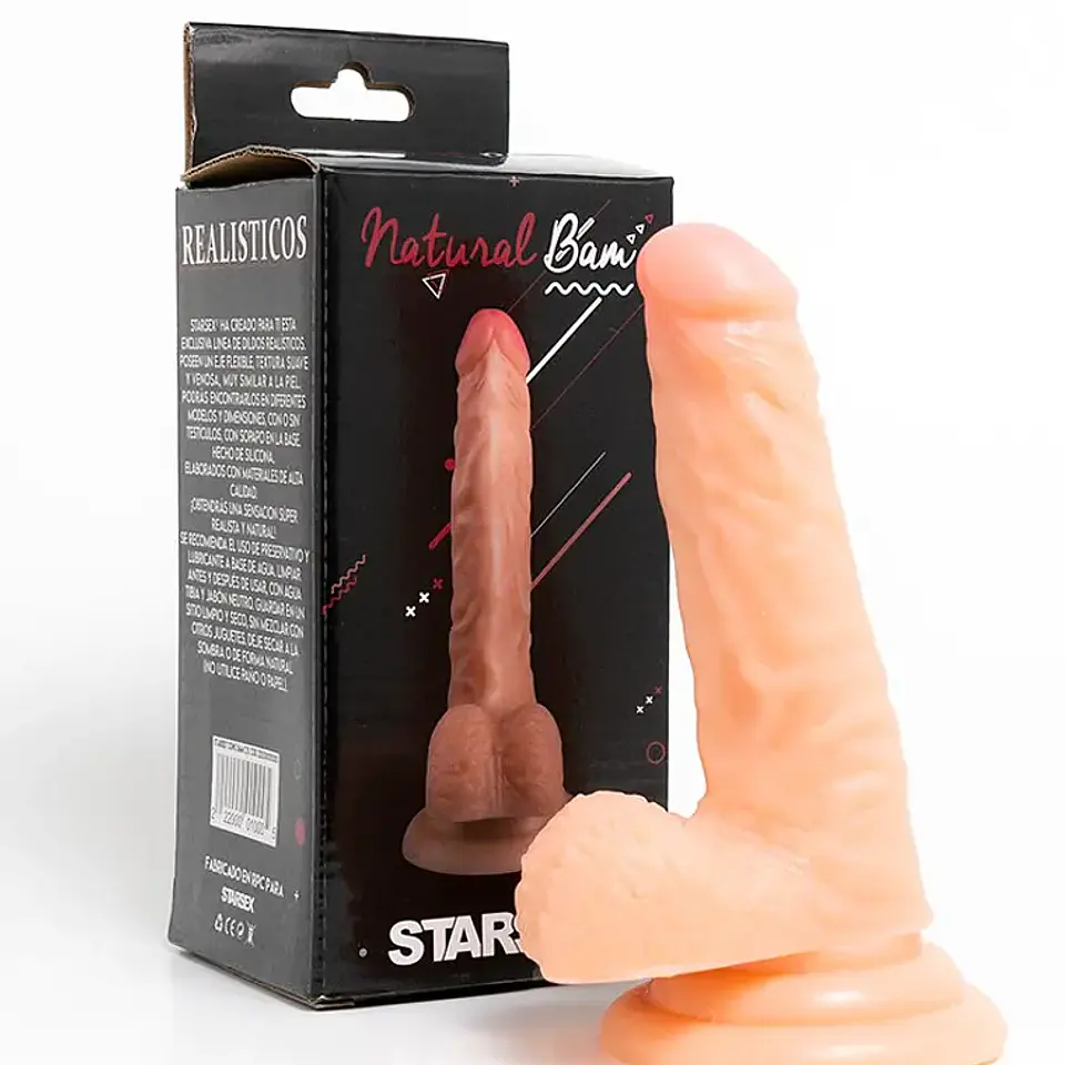 Dildo Consolador Realístico 15 cm Natural BAM 3