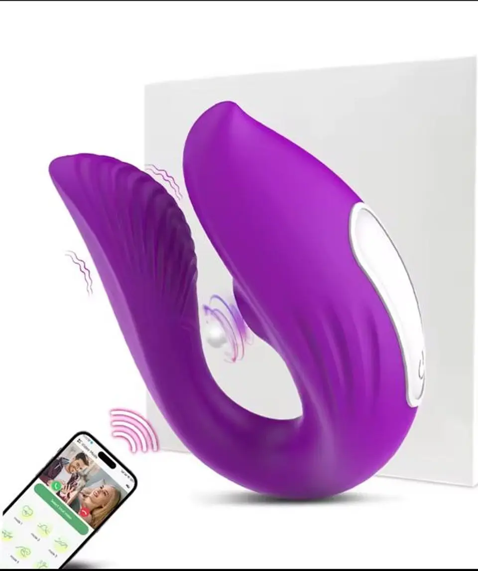 Vibrador y Succionador con App con USB 1